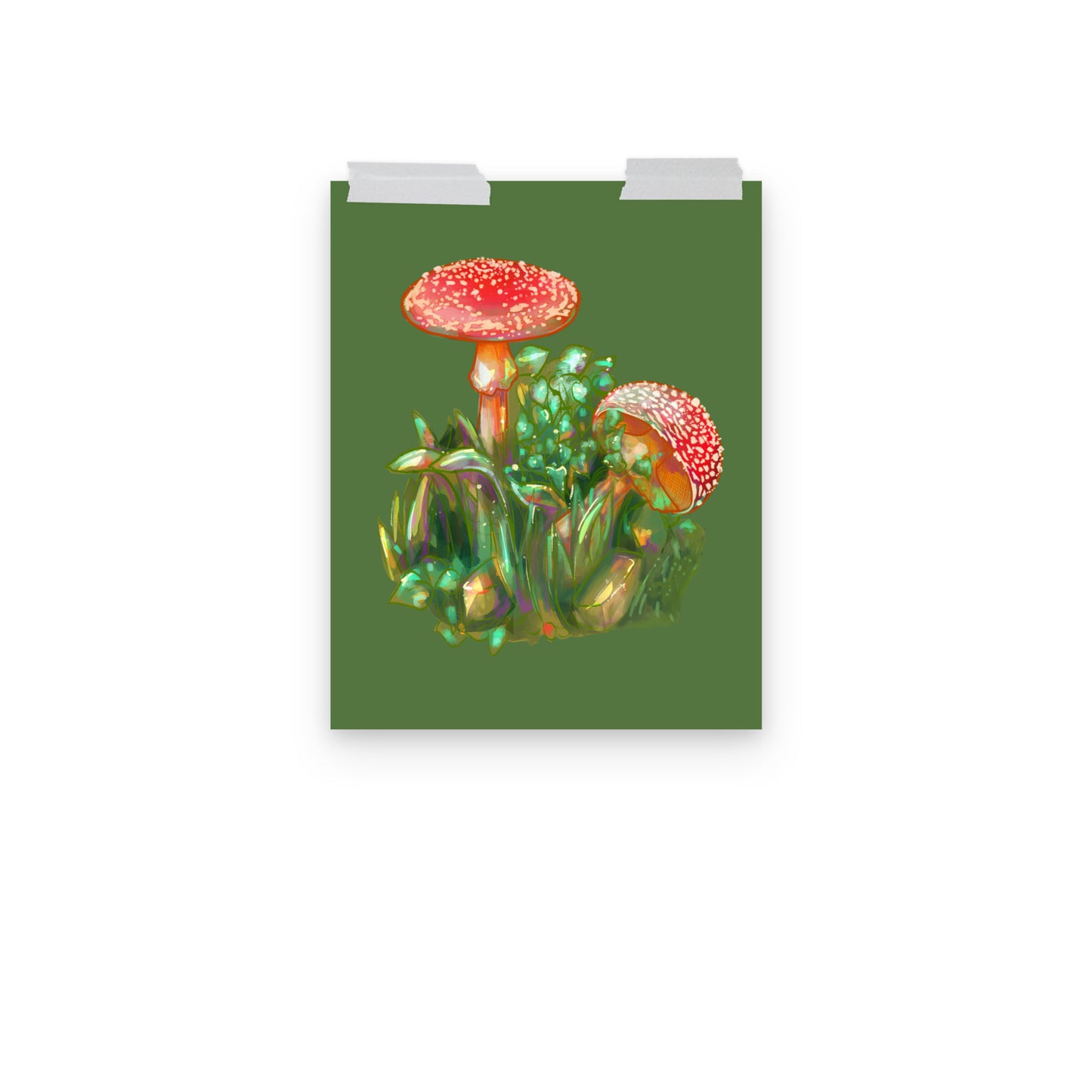 Soft Amanit Muscaria  || Art Print