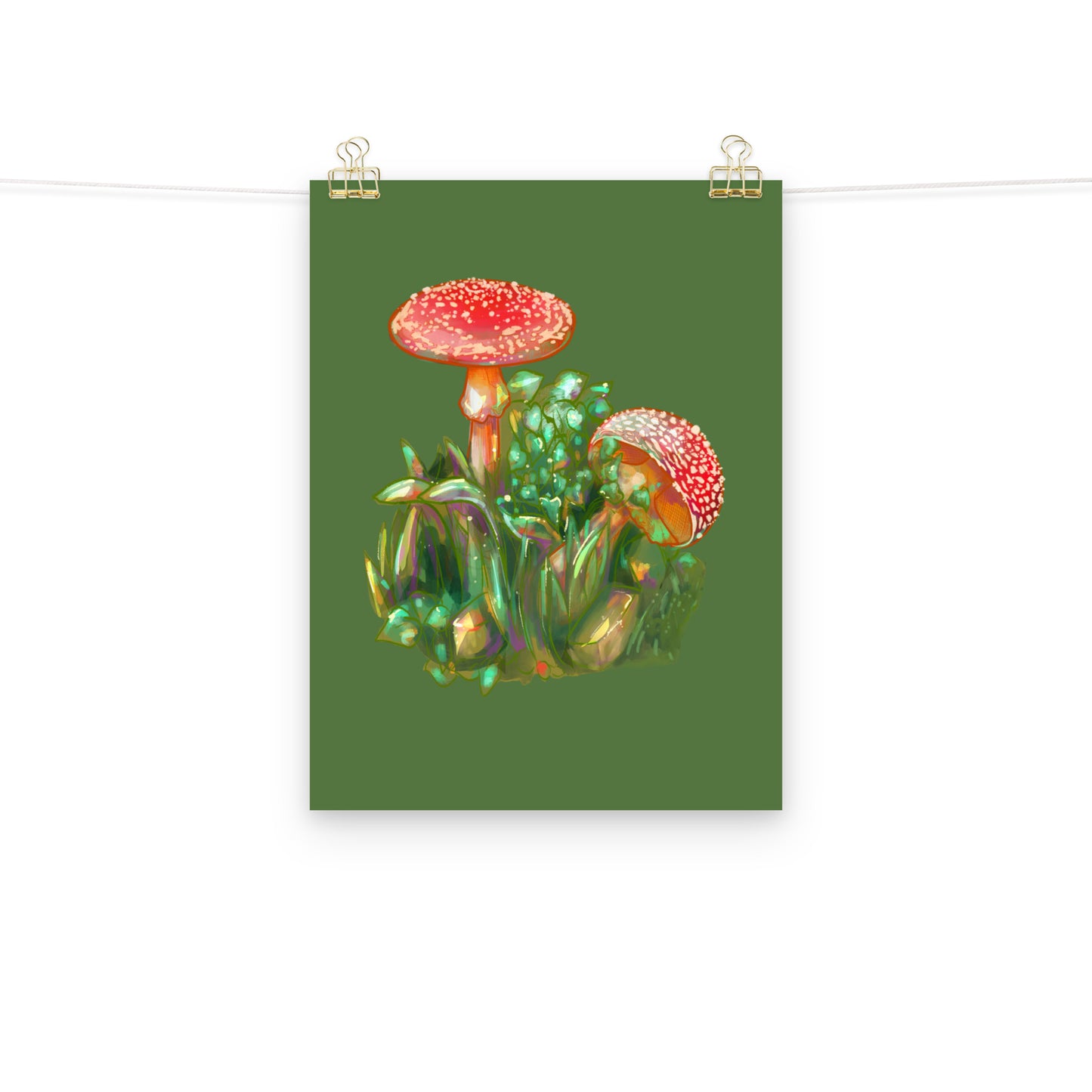 Soft Amanit Muscaria  || Art Print