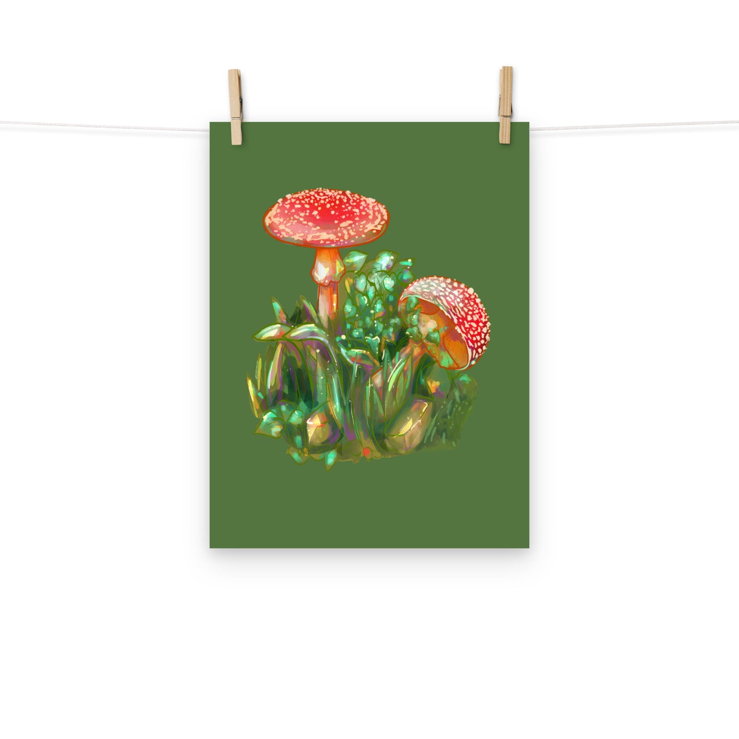 Soft Amanit Muscaria  || Art Print