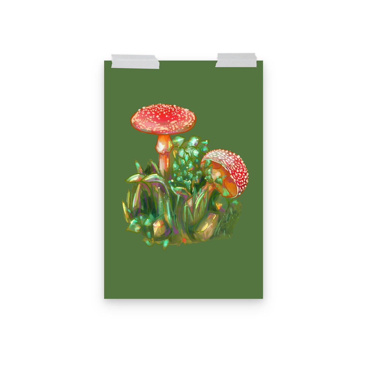 Soft Amanit Muscaria  || Art Print