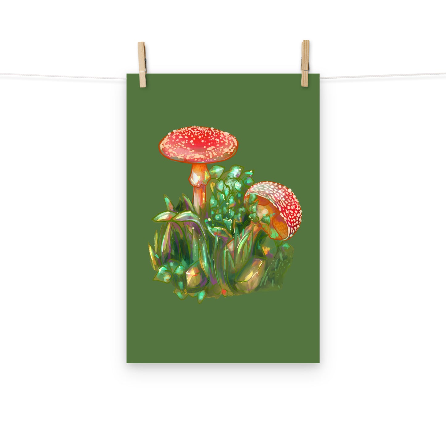 Soft Amanit Muscaria  || Art Print