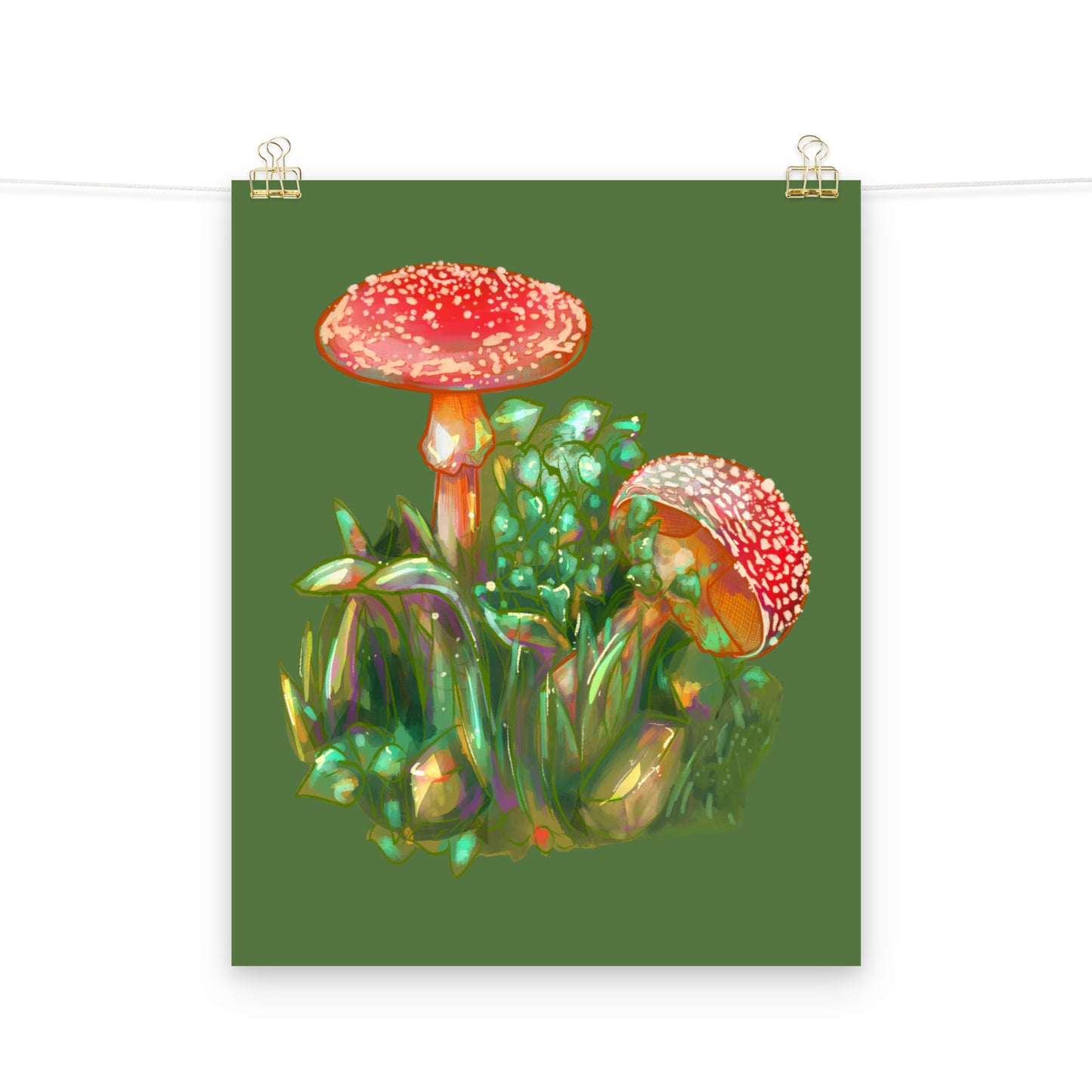 Soft Amanit Muscaria  || Art Print