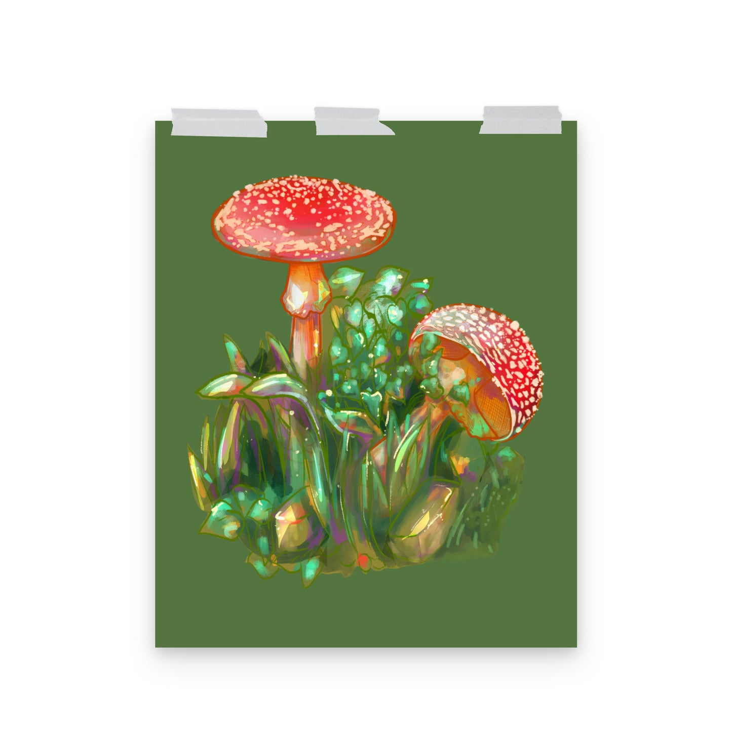 Soft Amanit Muscaria  || Art Print