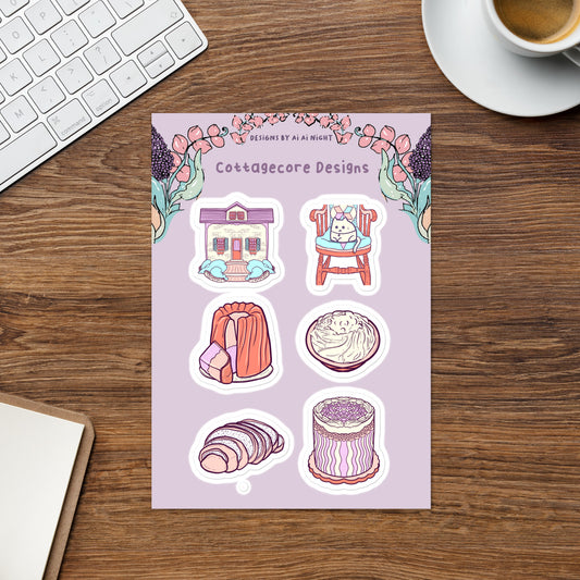 Cozy Cottage Set # 1 || Sticker Sheet