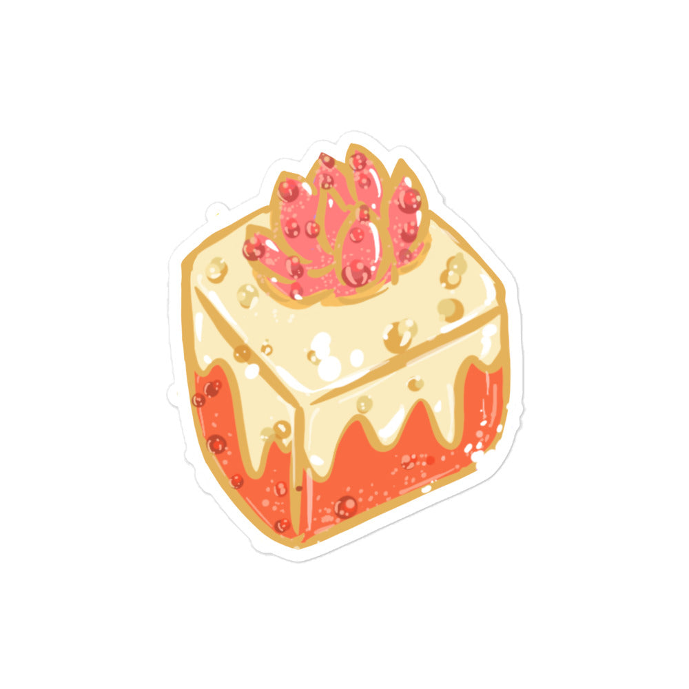 Vanilla Cream on Carrot Cake || Single Stickers