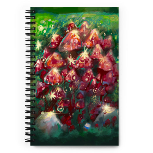 Mycena Haematopus || Spiral Notebook