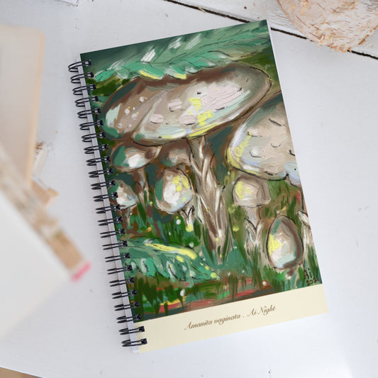 Amanita Vaginata || Spiral Notebook