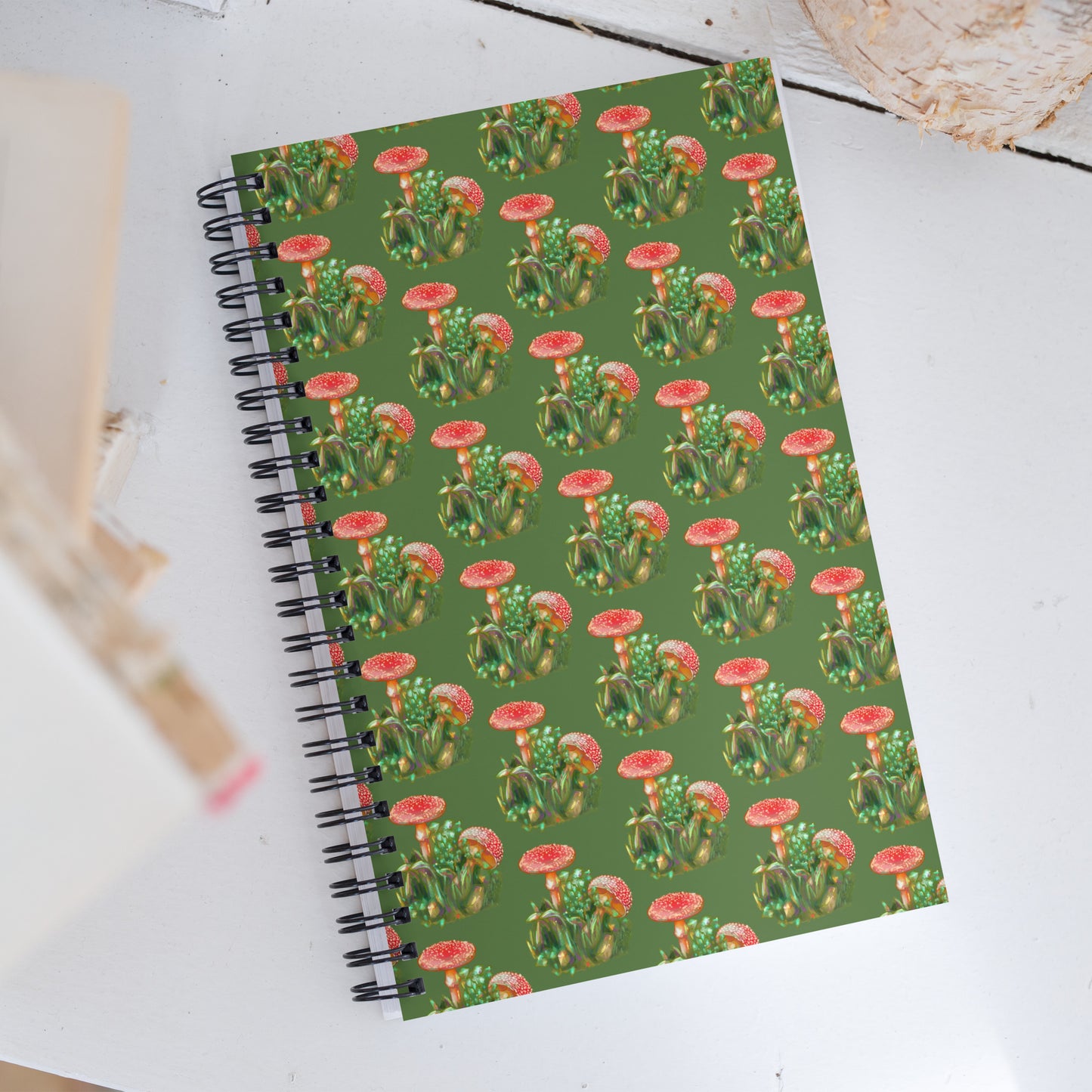 Soft Amanita Muscaria || Spiral Notebook